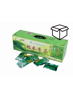 herbata zielona ryżowa Yunnan prasowana w kostkach Haichao Meridian 125g opakowanie zbiorcze