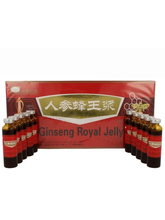 Żeń szeń z mleczkiem pszczelim Ginseng Royal Jelly ampułki Meridian