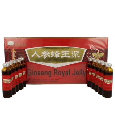 Żeń szeń z mleczkiem pszczelim Ginseng Royal Jelly ampułki Meridian