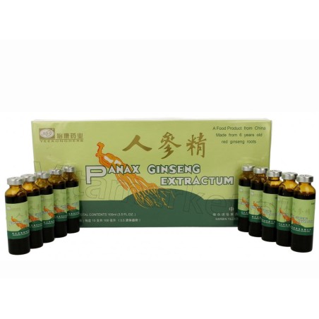 Panax 25000 mg Żeń-szeń z miodem Ginseng Extractum 10 amp. x 10 ml Meridian