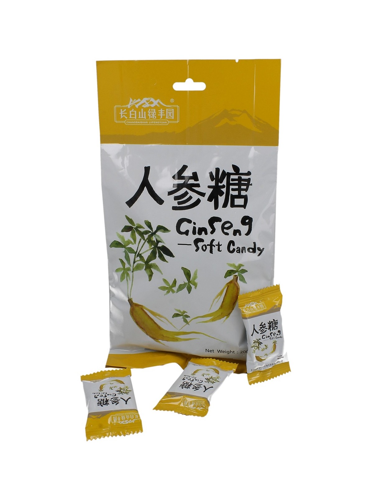 Cukierki z żeńszenia miekkie Meridian Ginseng Soft Candy