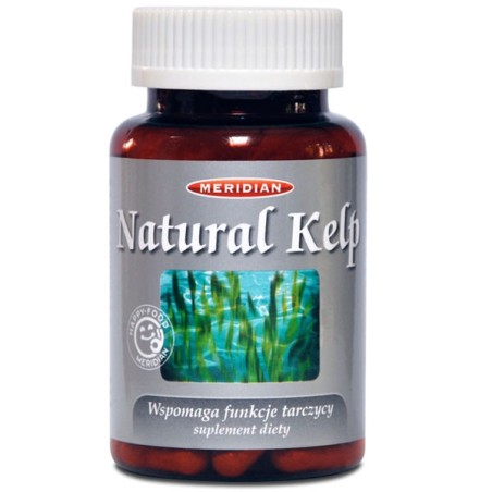 natural kelp żródło jodu 60 kapsułek Meridian