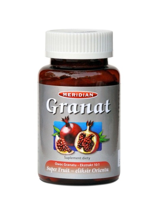 Granat ekstrakt 60 kapsułek Meridian