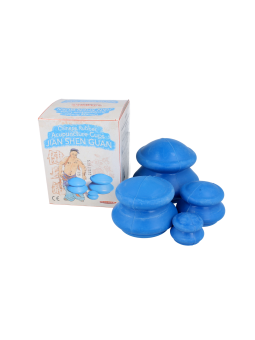 Chińskie Bańki gumowe akupunkturowe Jian Shen Guan (4 szt)