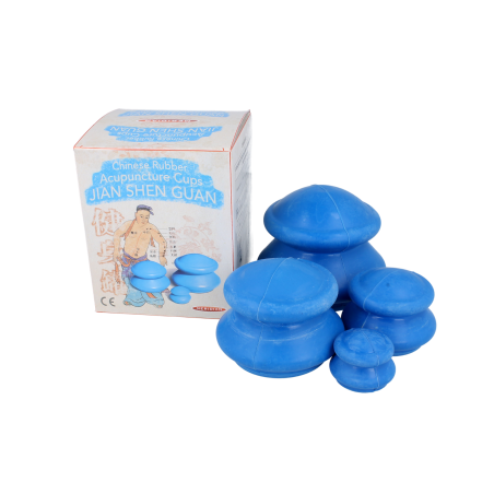 Chińskie Bańki gumowe akupunkturowe Jian Shen Guan (4 szt)